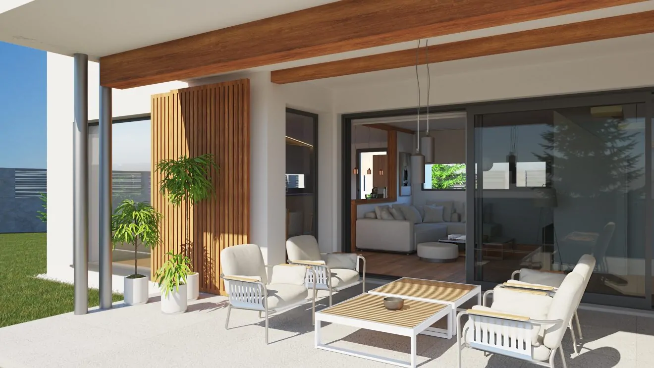 Casas de madera 3d